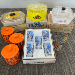 昭和レトロな容器・コップ